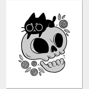 Skull Kitten Posters and Art